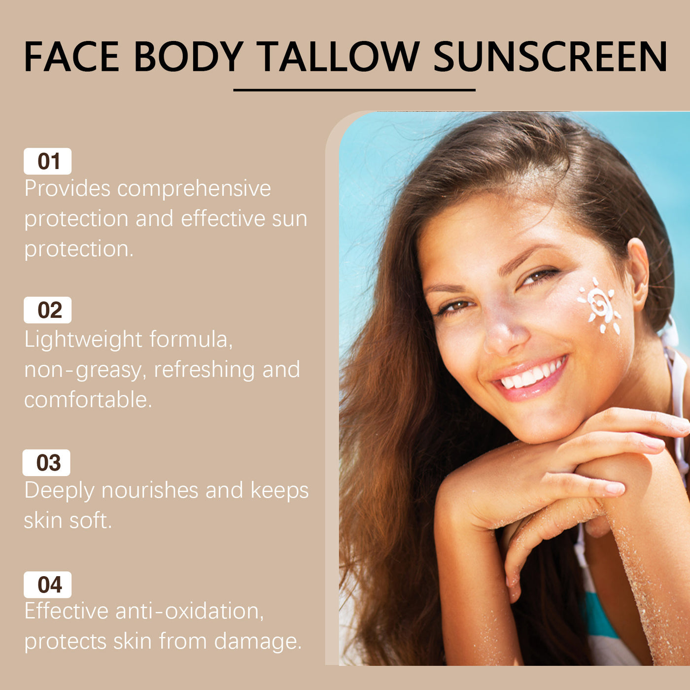 Moisturizing UV Protection Cream Non-Oily Formula