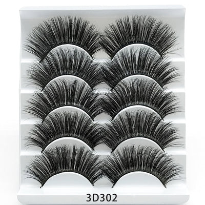 3D Mink False Eyelashes 5 Pairs