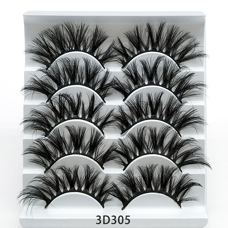 3D Mink False Eyelashes 5 Pairs