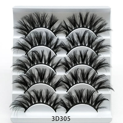 3D Mink False Eyelashes 5 Pairs