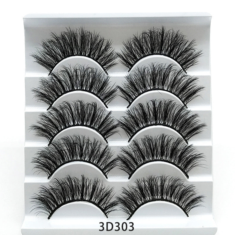 3D Mink False Eyelashes 5 Pairs