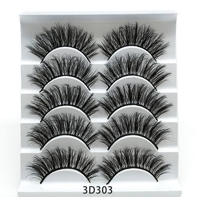 3D Mink False Eyelashes 5 Pairs