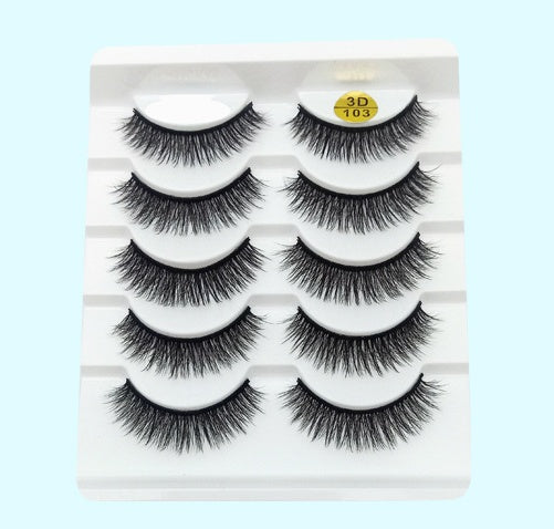 3D Mink False Eyelashes 5 Pairs