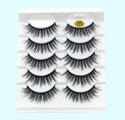 3D Mink False Eyelashes 5 Pairs