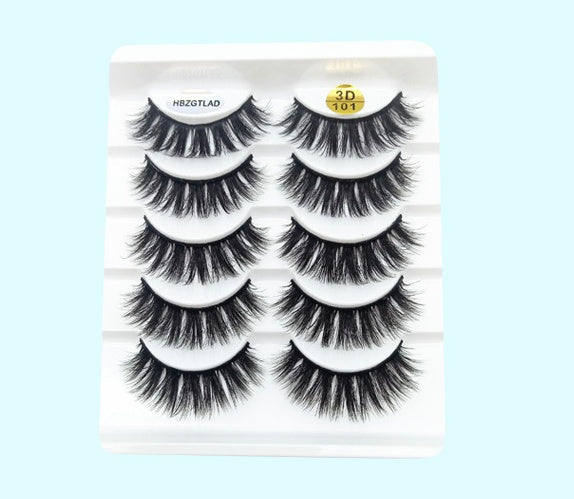3D Mink False Eyelashes 5 Pairs