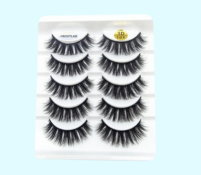 3D Mink False Eyelashes 5 Pairs