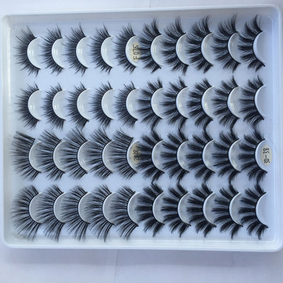 20 Pairs 3D Multi-Layer False Eyelashes
