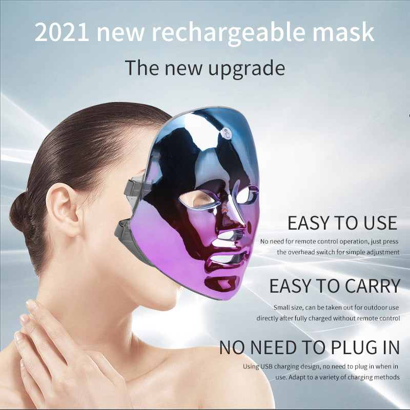 LED Rechargeable Face Mask Acne & Freckle Treatment